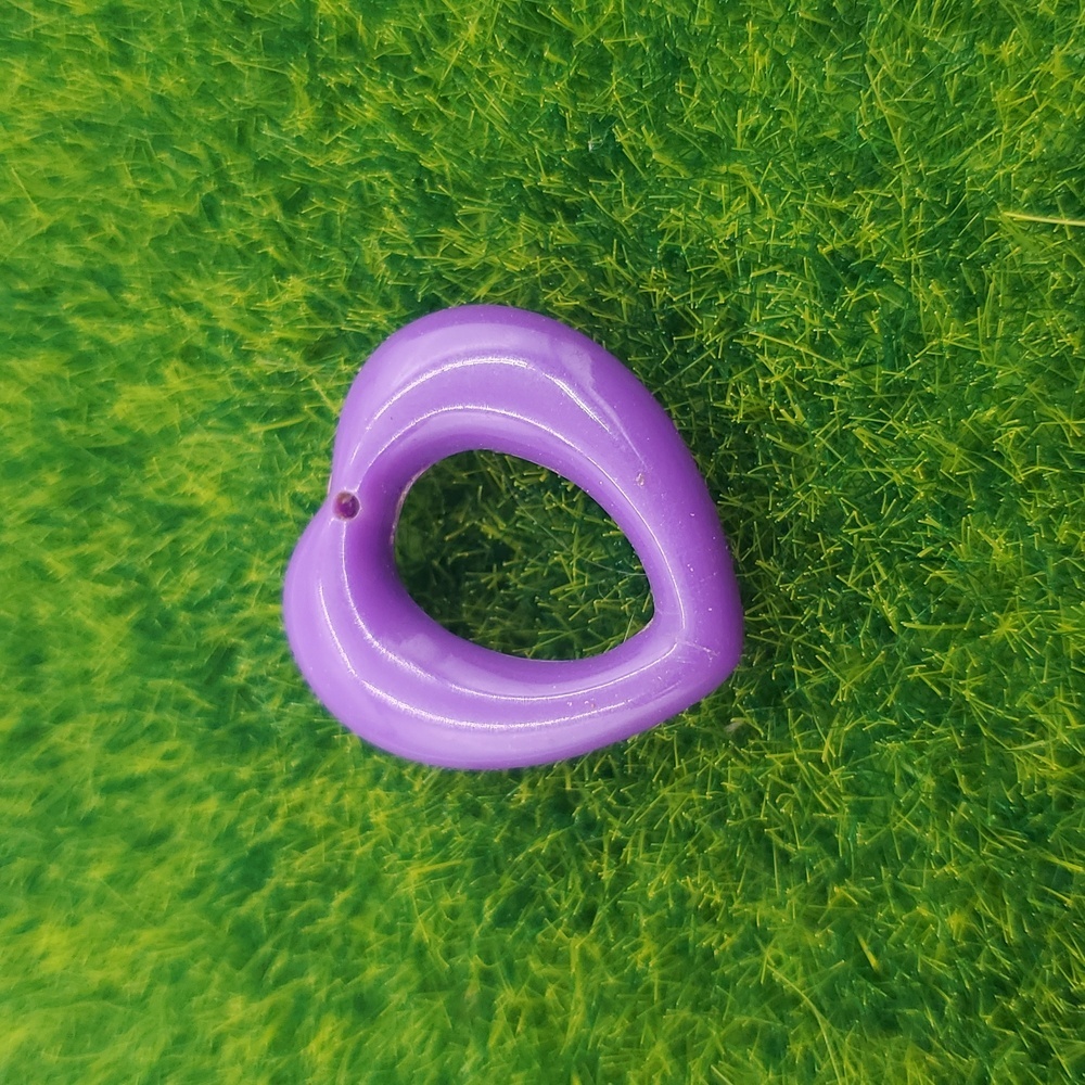 Purple Heart-Shaped Pendant P316
